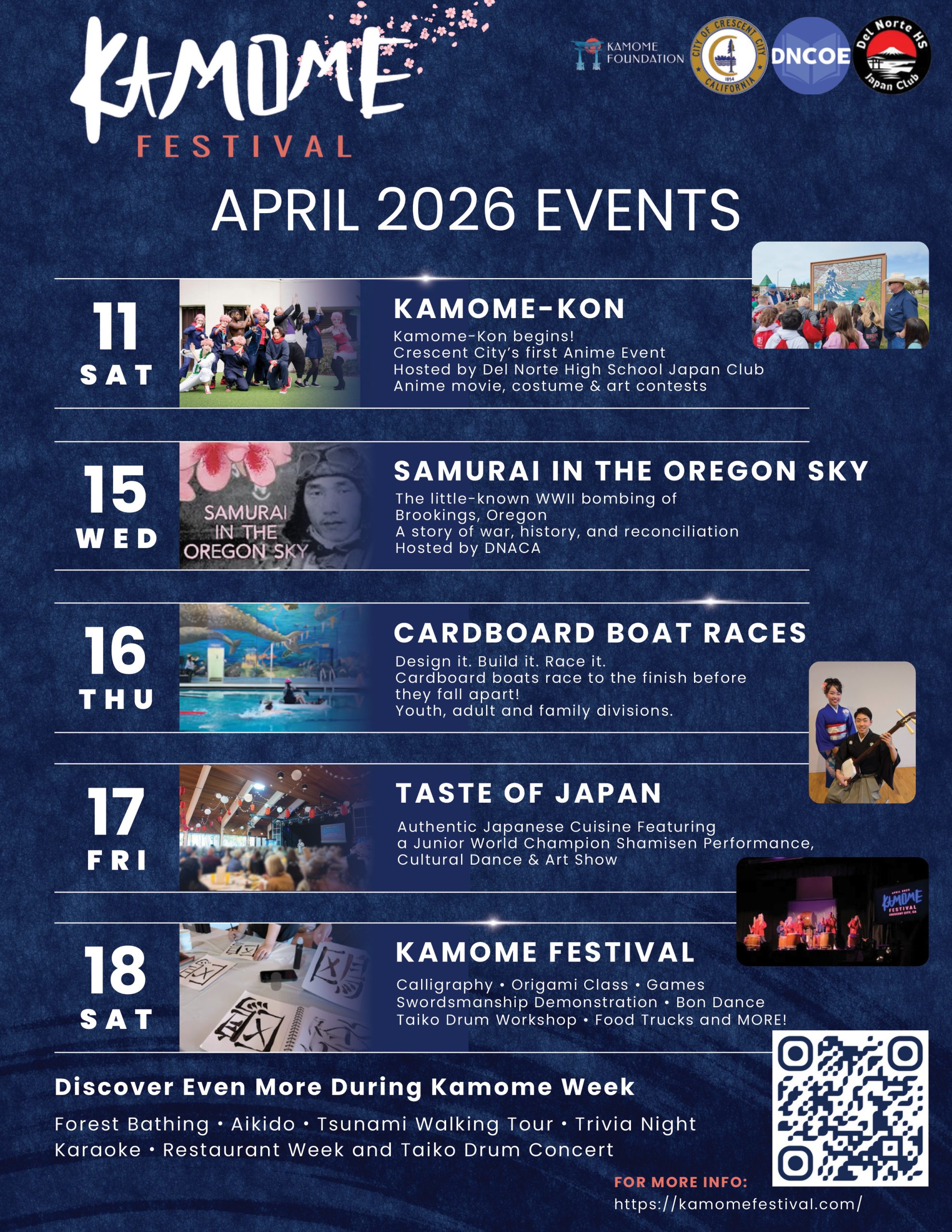 Kamome Festival 2026 Event Poster and Schedule
